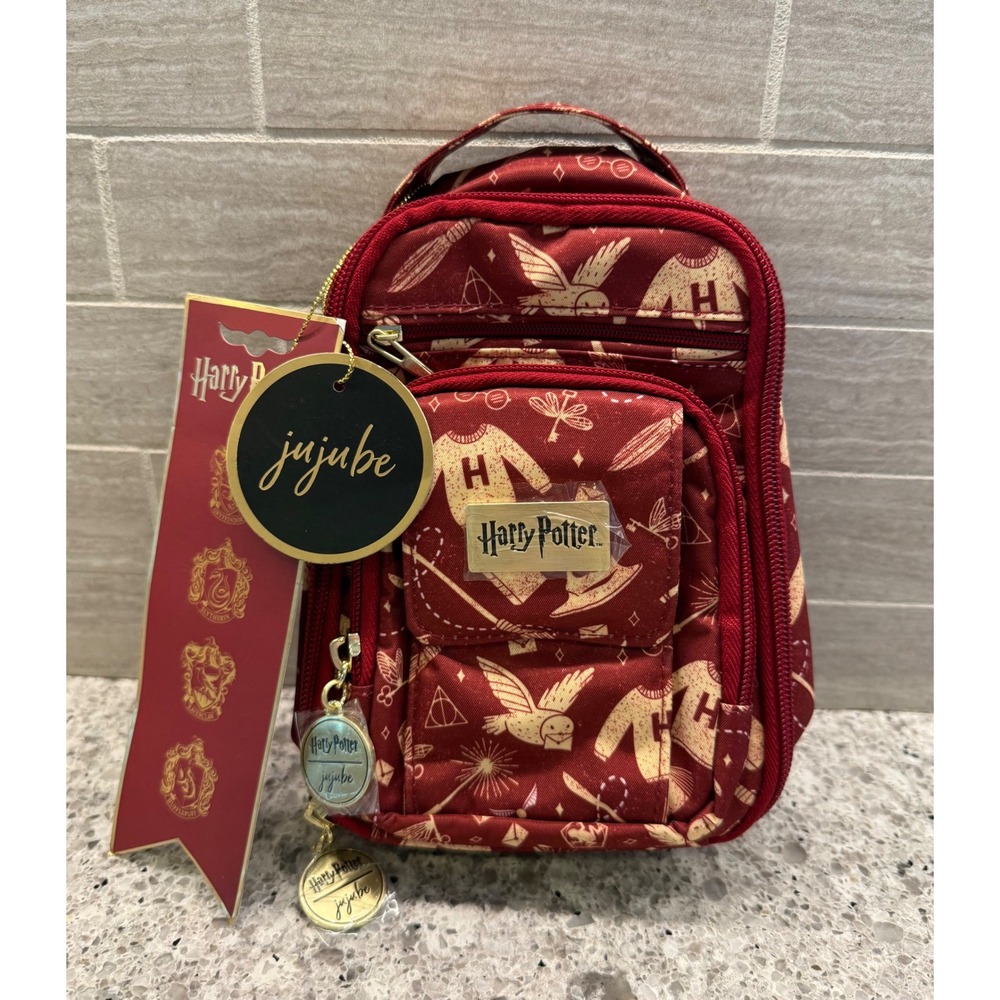 Jujube Harry Potter NWT Mini BRB Backpack Red Hogwarts Essentials *No Strap* - Picture 10 of 10